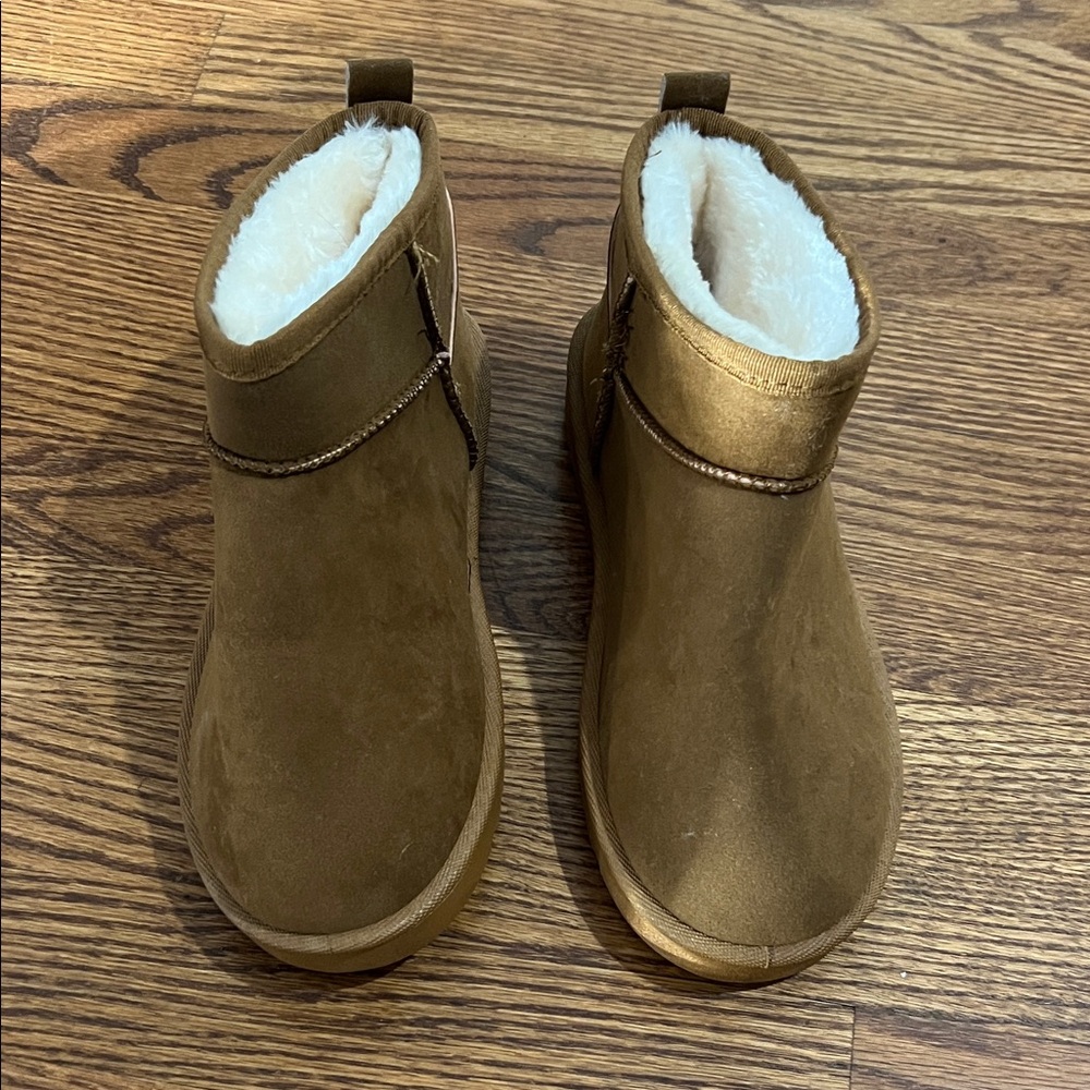 BEST FASHION Brown Ankle Boots
